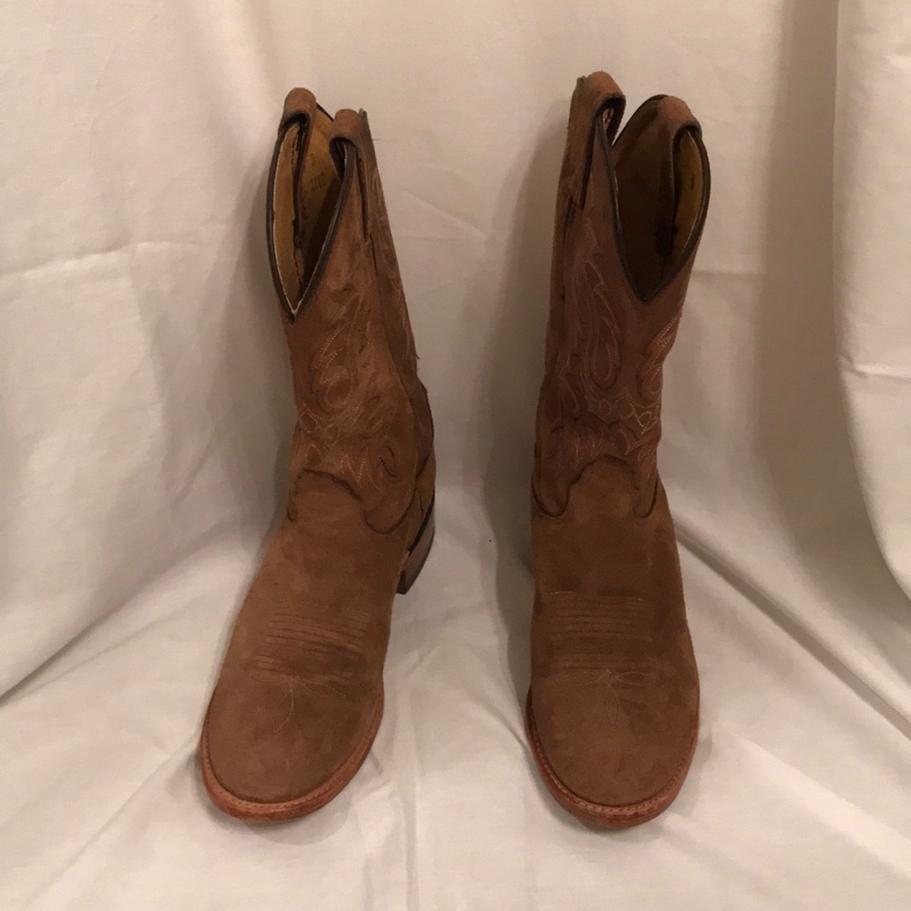 Suede Nocona Cowboy Boots